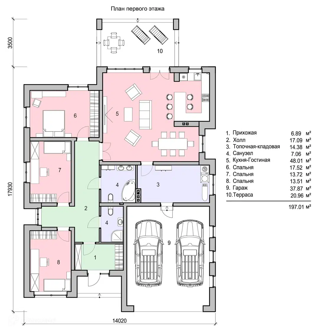 Планировка 1 этаж этажа