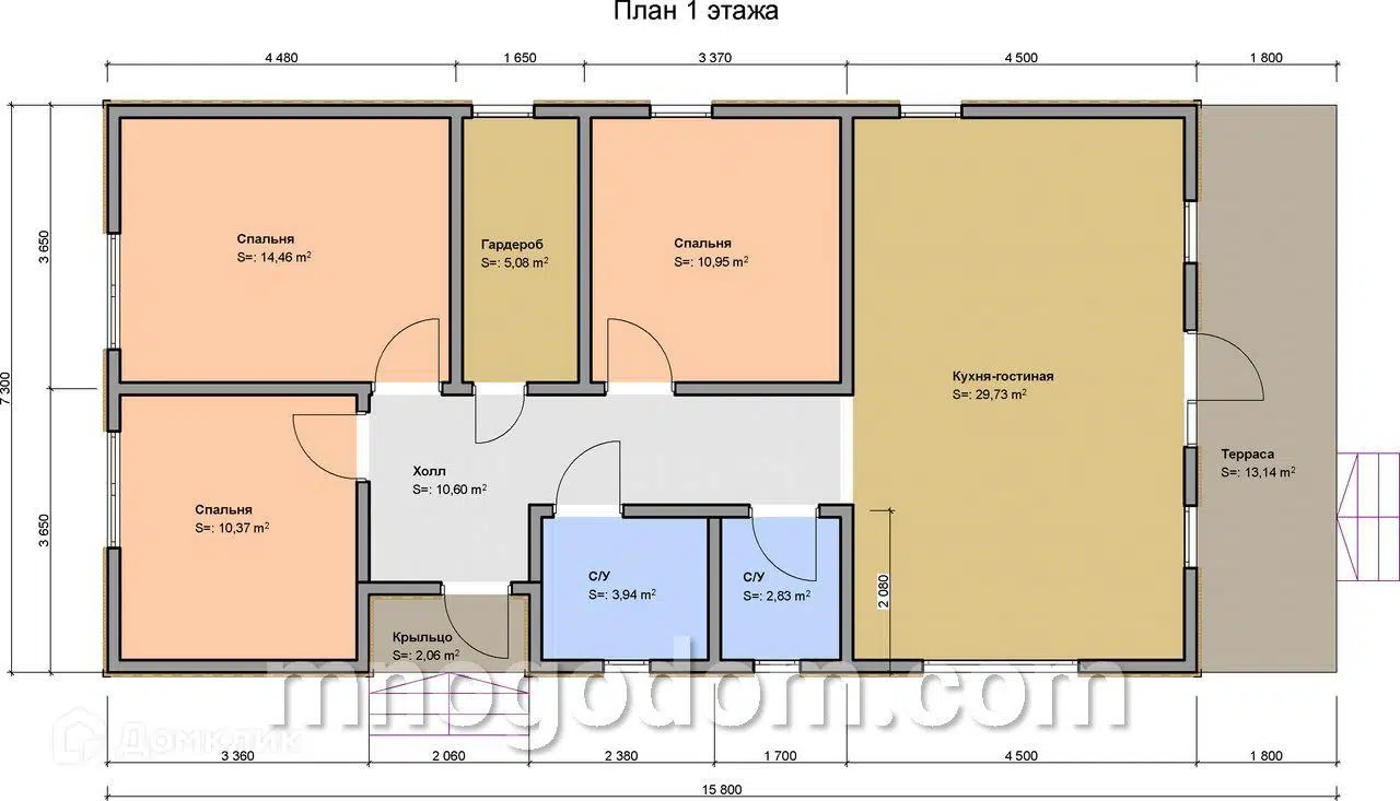 Планировка 1 этаж этажа