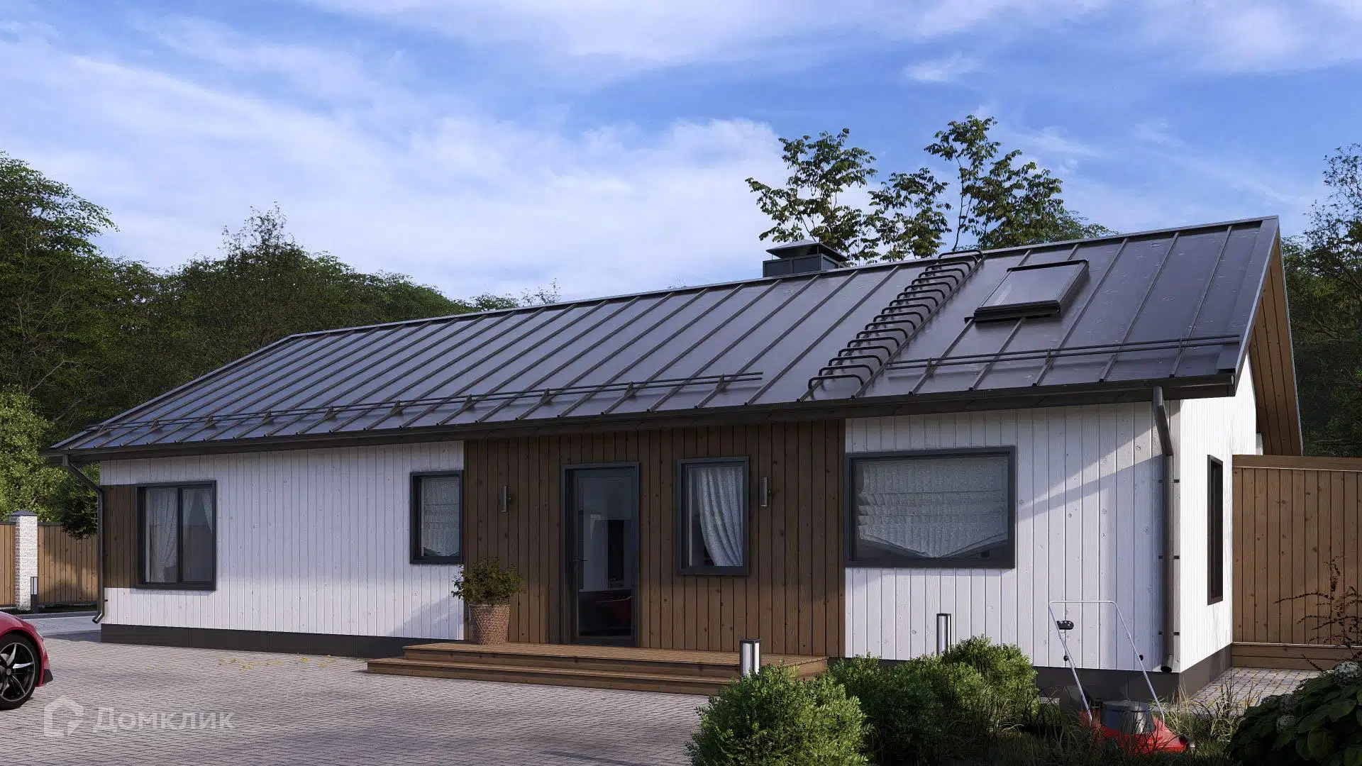 Проект дома «СВОЙ 154» компании СВОЙ из материала Каркасный дом площадью 160м² под ключ за 9027510₽ в Луганске | 1 этаж, 3 спальни, 2 санузла – Домклик