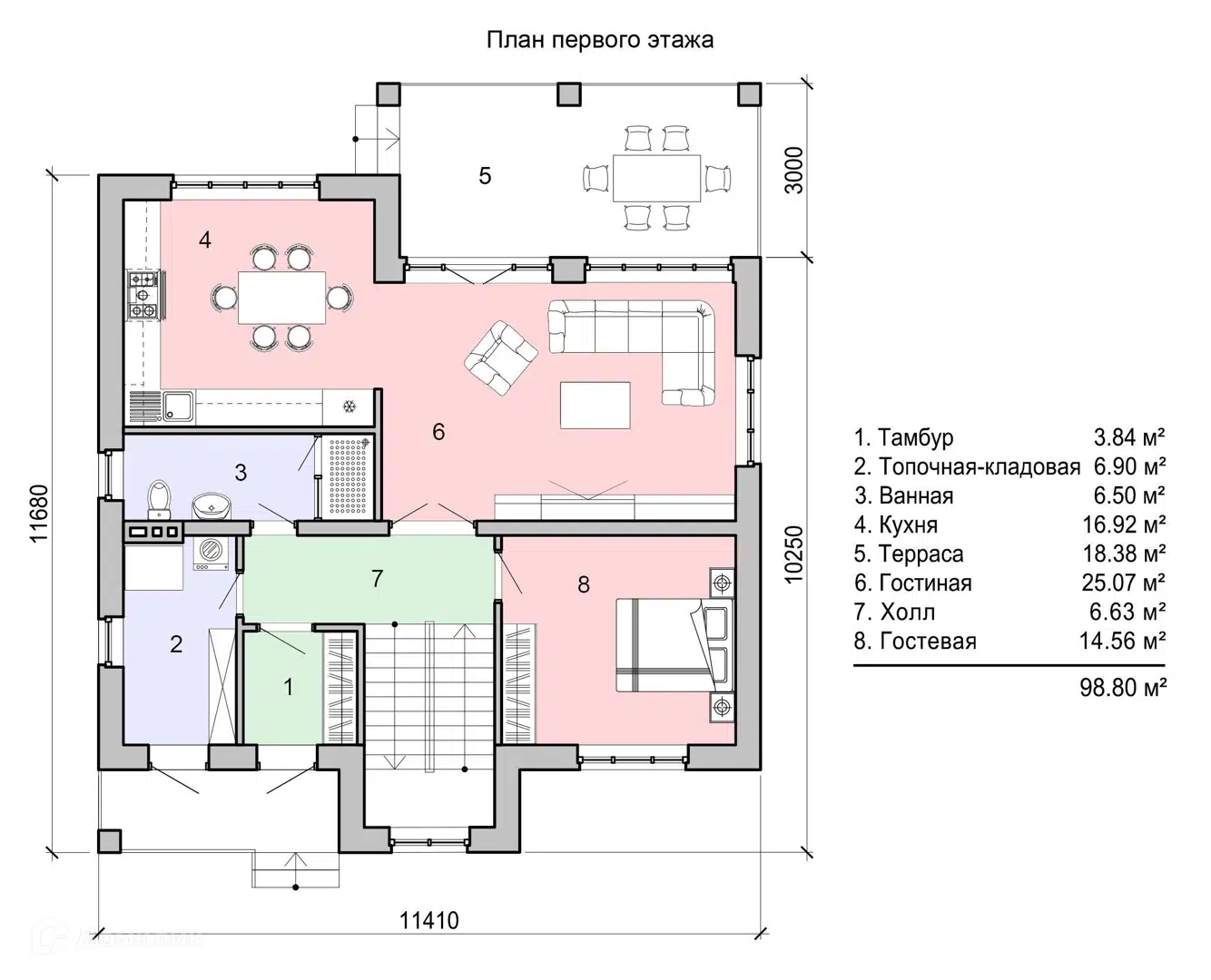 Планировка 1 этаж этажа
