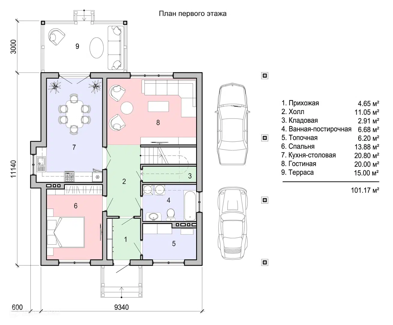 Планировка 1 этаж этажа