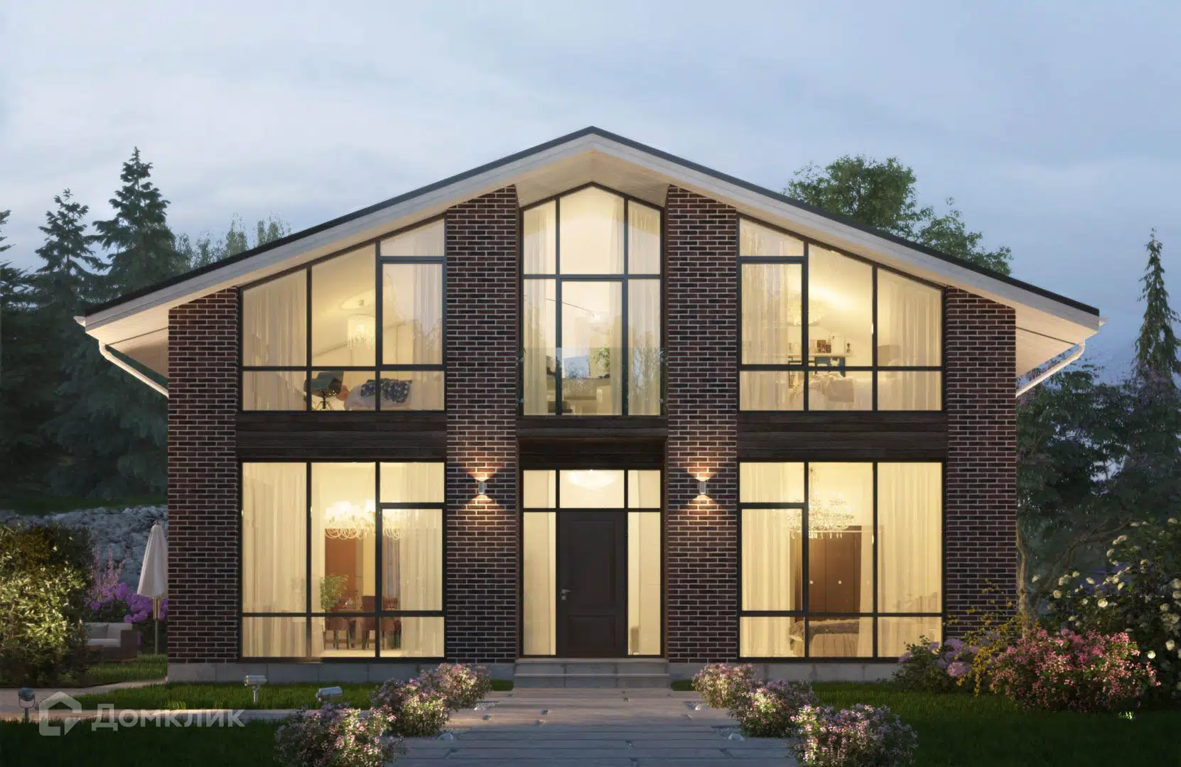 Проект дома «Проект №106» компании Новация из материала Газобетонные блоки площадью 169м² под ключ за 9650000₽ в Донецке | 2 этажа, 5 спален, 2 санузла – Домклик