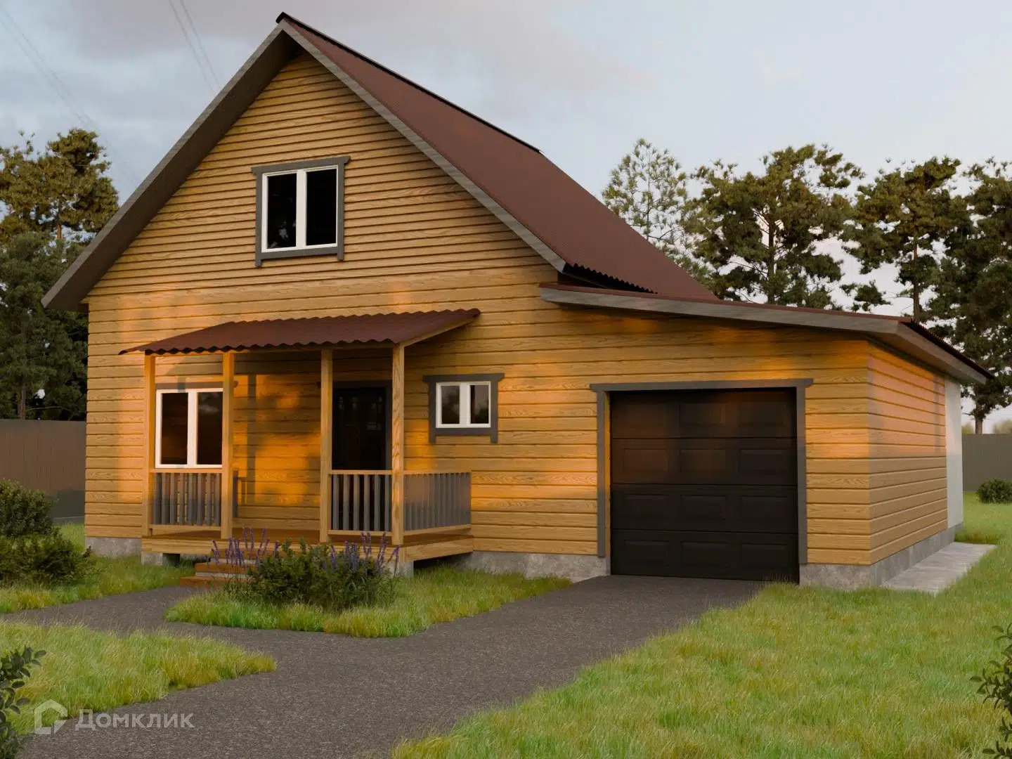 Проект дома «Дом № 16» компании Агентство недвижимости № 1 из материала Профилированный брус площадью 161.7м² под ключ за 9770000₽ в Донецке | 2 этажа, 3 спальни, 2 санузла – Домклик