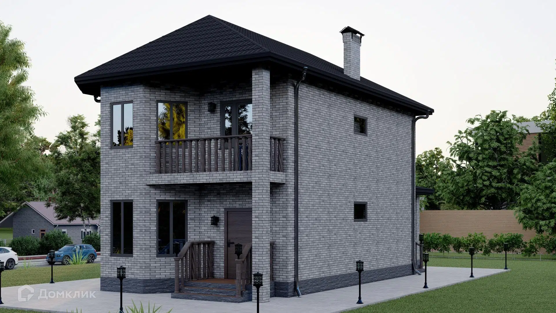 Проект дома «Двухэтажный жилой дом 115 квм» компании Строительная Компания «Алмистрой» из материала Газосиликатные блоки площадью 115м² под ключ за 5750000₽ в Донецке | 2 этажа, 4 спальни, 2 санузла – Домклик