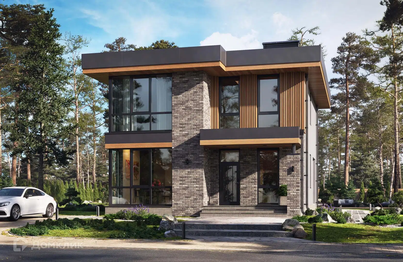 Проект дома «Проект №339-1» компании Новация из материала Керамические блоки площадью 160м² под ключ за 8775250₽ в Донецке | 2 этажа, 5 спален, 2 санузла – Домклик