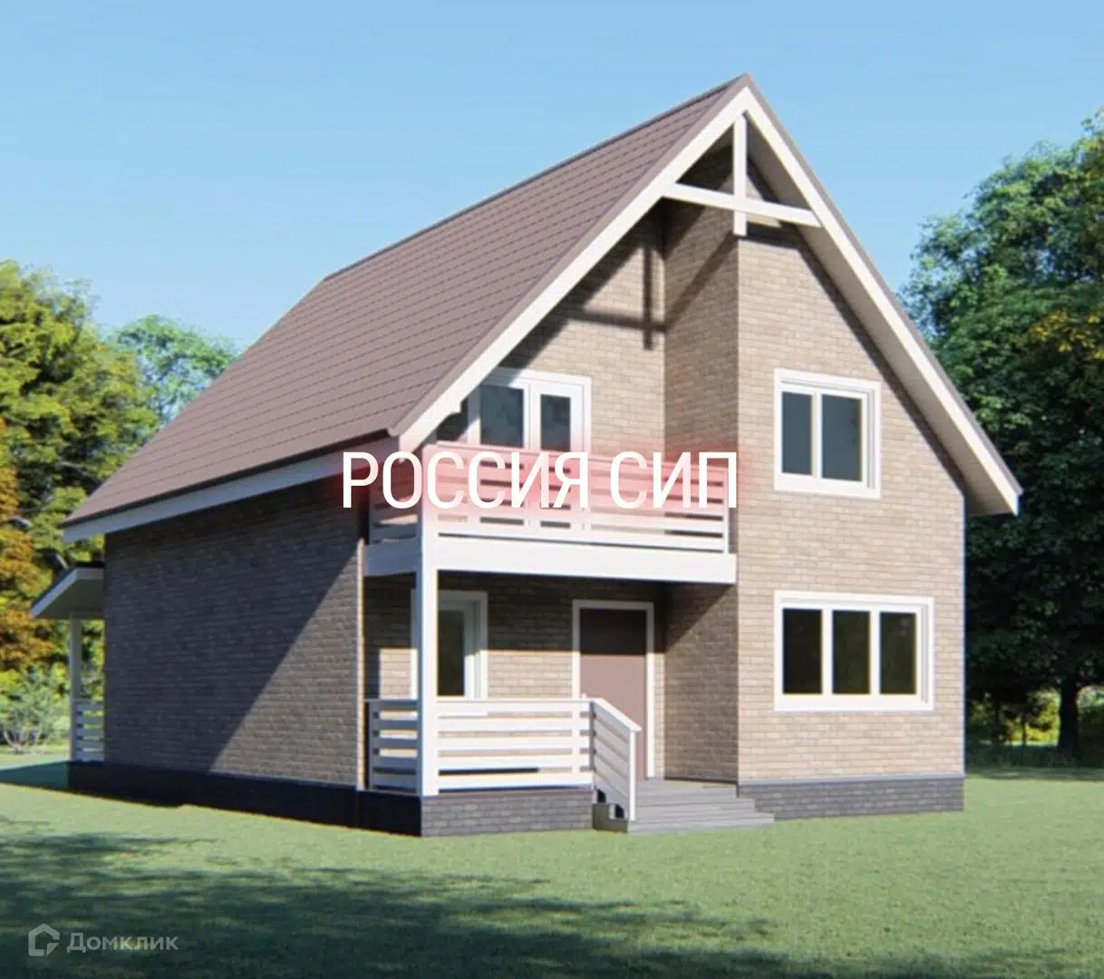 Проект дома «РОТАРУ» компании Ассоциация СИП из материала SIP-панели площадью 173м² под ключ за 5190000₽ в Донецке | 2 этажа, 3 спальни, 2 санузла – Домклик