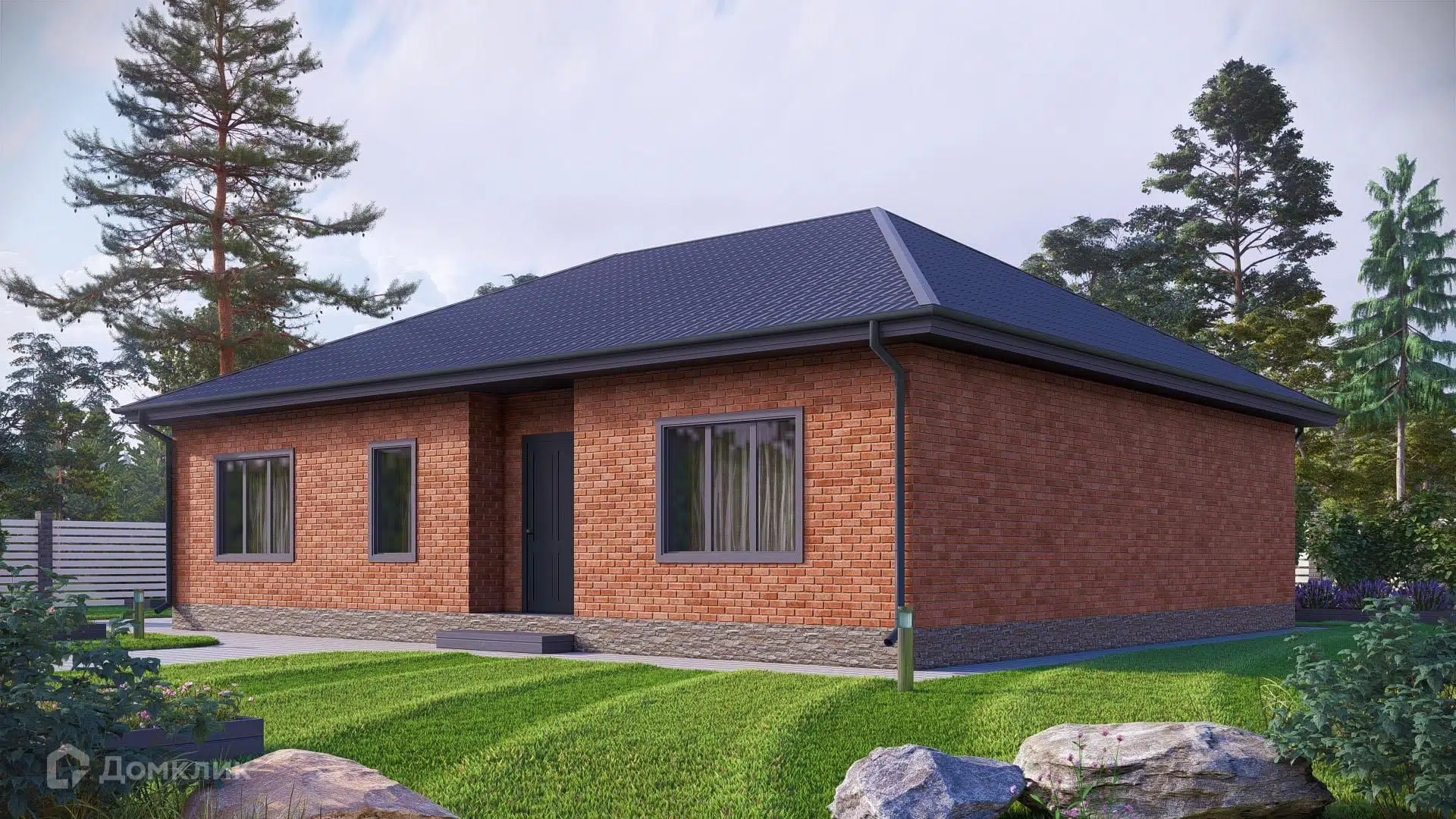 Проект дома «Стиль L122» компании Жилстройгрупп из материала Газосиликатные блоки площадью 122м² под ключ за 6500000₽ в Донецке | 1 этаж, 3 спальни, 2 санузла – Домклик