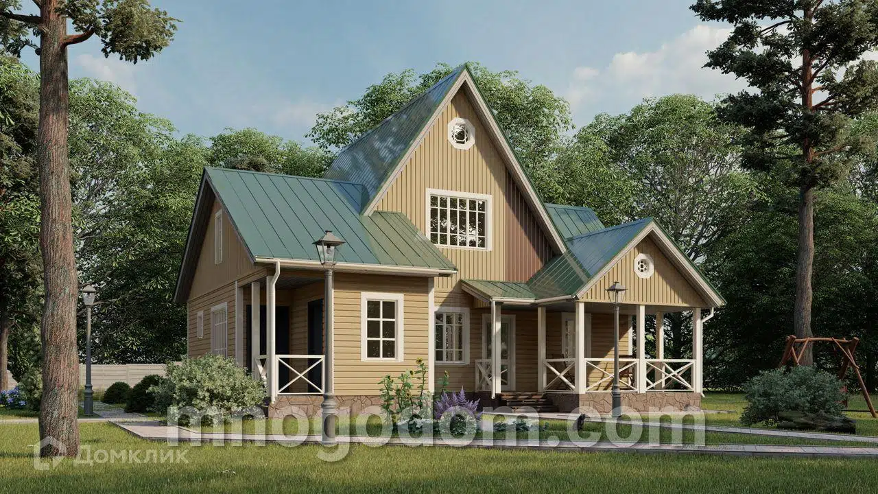 Проект дома «Дом Суриков» компании ООО МногоДом из материала Каркасный дом площадью 150м² под ключ за 5550000₽ в Донецке | 2 этажа, 4 спальни, 2 санузла – Домклик