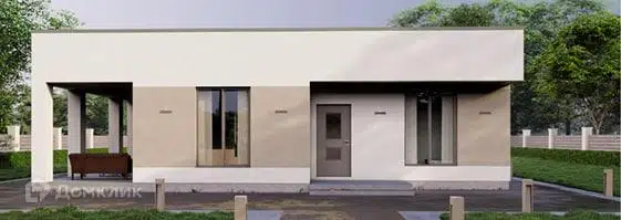 Проект дома «Победа-3» компании СК «ОСНОВАСИТИ» из материала Кирпич площадью 65.6м² под ключ за 4700000₽ в Донецке | 1 этаж, 2 спальни, 1 санузел – Домклик