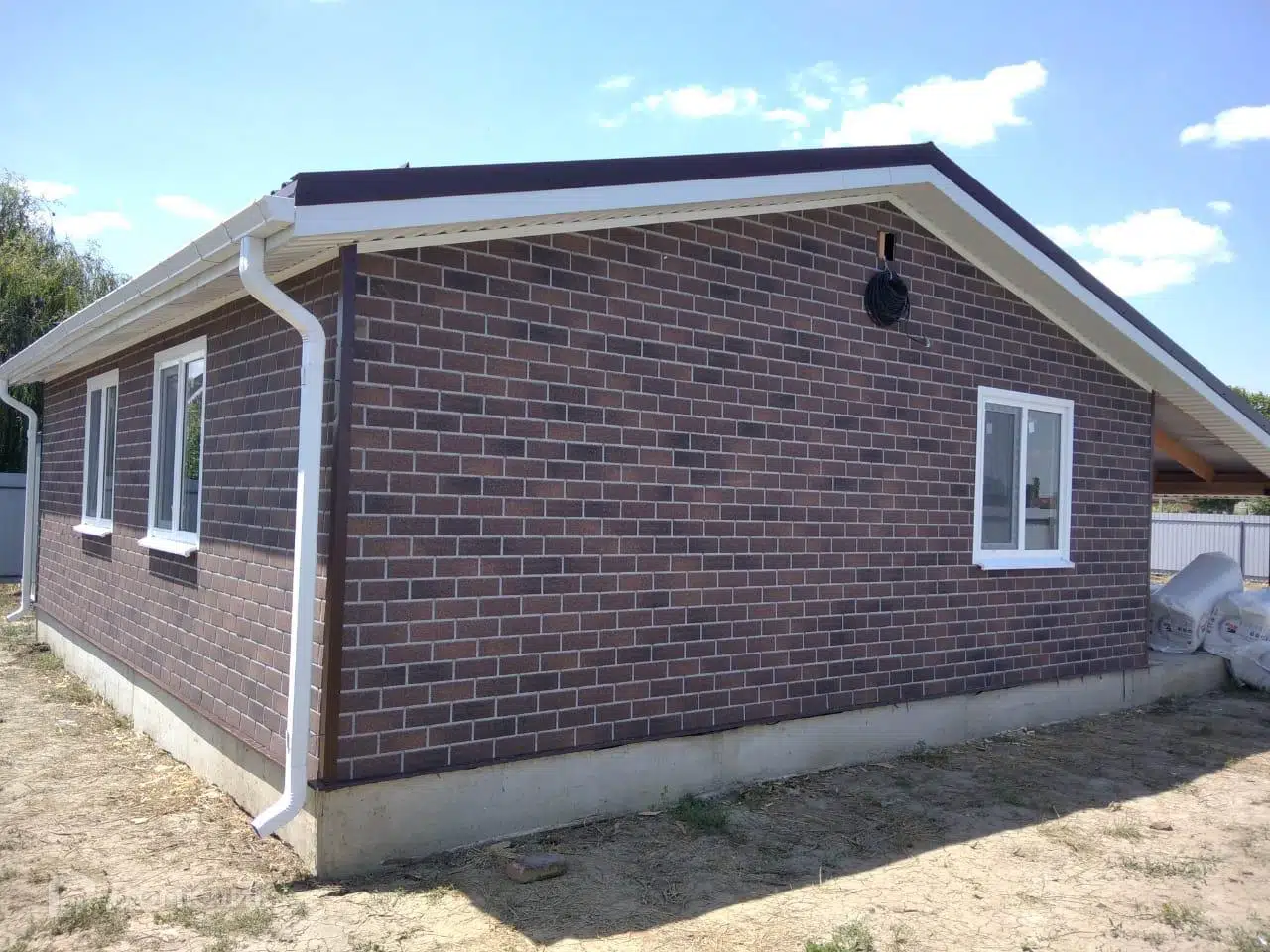 Проект дома «Фруктовый» компании ООО ПСК «СТС» из материала SIP-панели площадью 90м² под ключ за 3500000₽ в Донецке | 1 этаж, 2 спальни, 1 санузел – Домклик