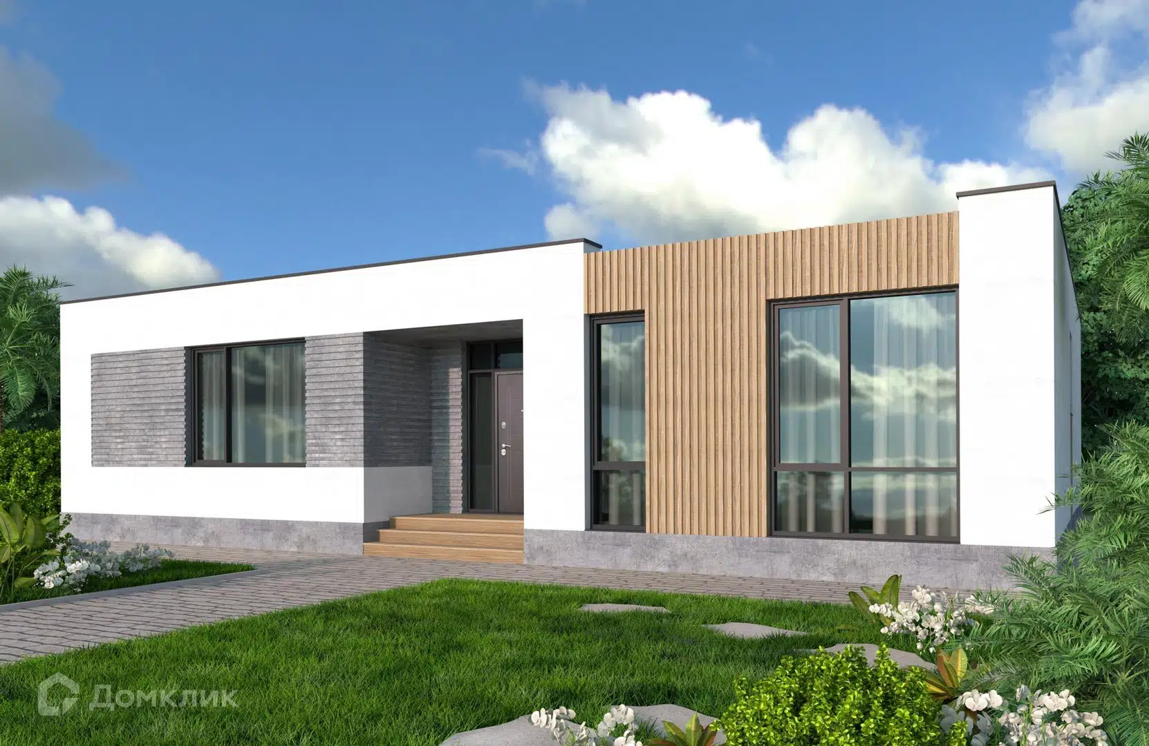 Проект дома «Проект 10-NOVA» компании Новация из материала Газобетонные блоки площадью 131м² под ключ за 7885000₽ в Донецке | 1 этаж, 4 спальни, 2 санузла – Домклик