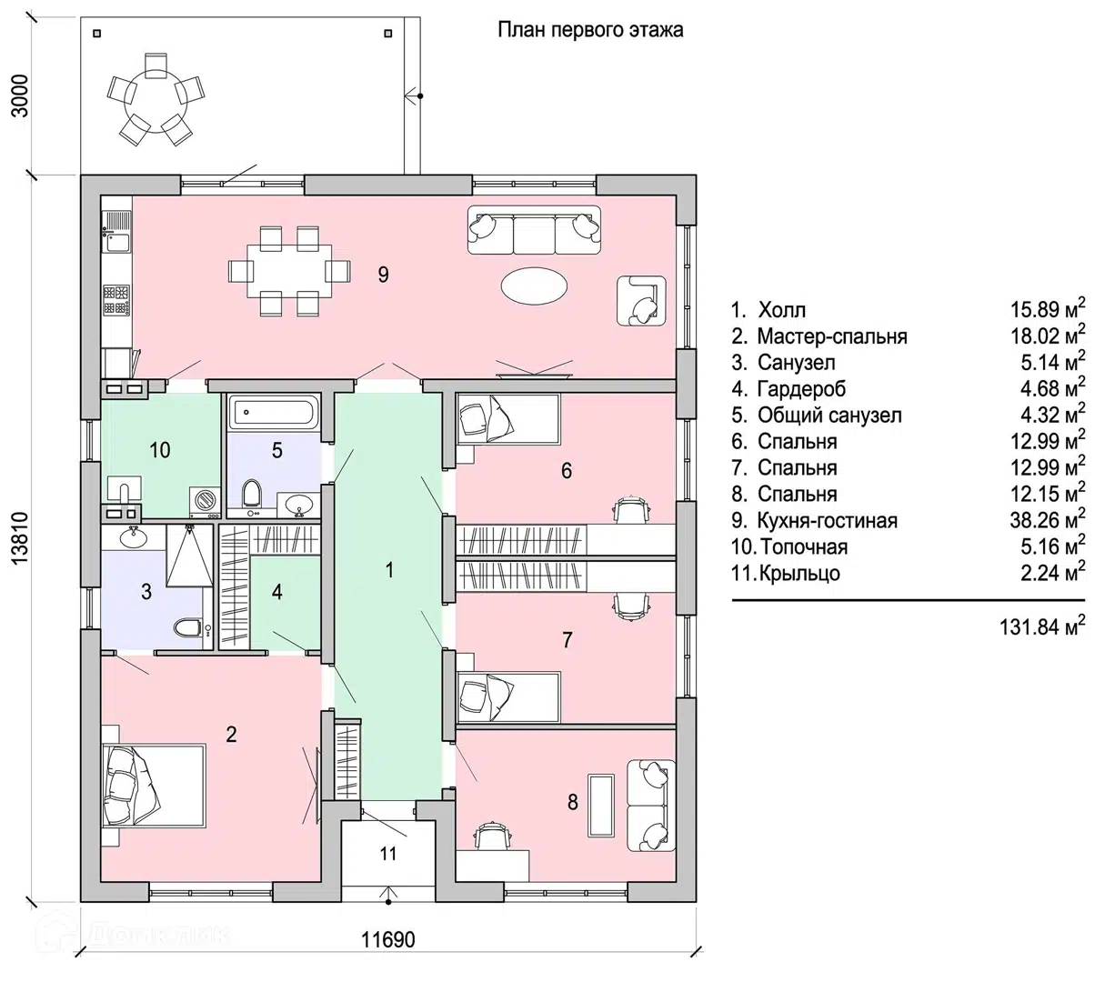 Планировка 1 этаж этажа