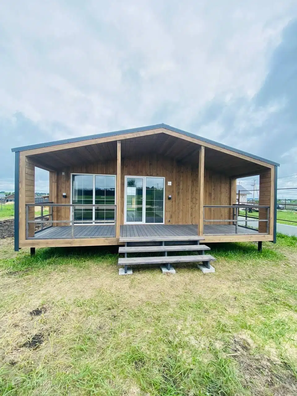 Проект дома «Домокомплект Доминимум Серия 7» компании ООО «Доминимум» из материала Каркасный дом площадью 60м² под ключ за 3979500₽ в Донецке | 1 этаж, 2 спальни, 1 санузел – Домклик