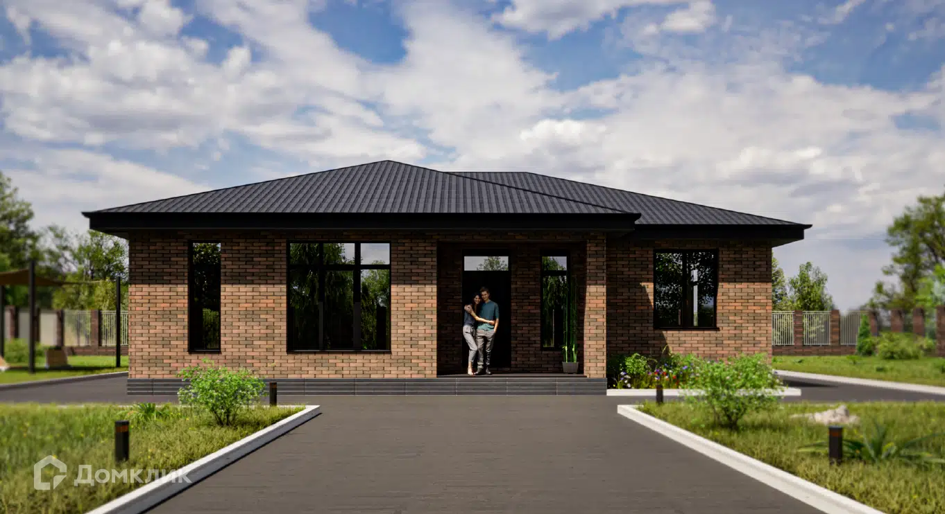 Проект дома «Сочи» компании СК «ДОМ МЕЧТЫ» из материала Газосиликатные блоки площадью 113м² под ключ за 6650000₽ в Донецке | 1 этаж, 3 спальни, 2 санузла – Домклик