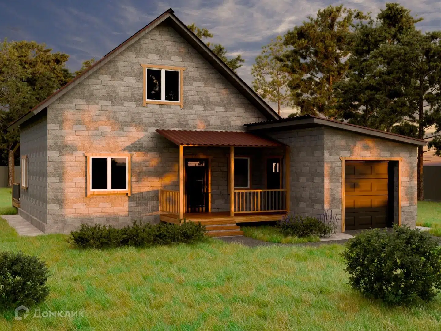 Проект дома «Дом № 17» компании Агентство недвижимости № 1 из материала Газобетонные блоки площадью 167.8м² под ключ за 10100000₽ в Донецке | 2 этажа, 3 спальни, 1 санузел – Домклик