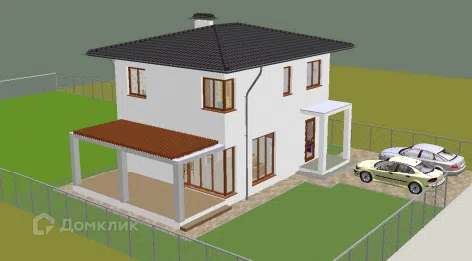Проект дома «Проект 175» компании Рус Строй Кубань из материала Кирпич площадью 113.14м² под ключ за 9020000₽ в Донецке | 2 этажа, 4 спальни, 2 санузла – Домклик