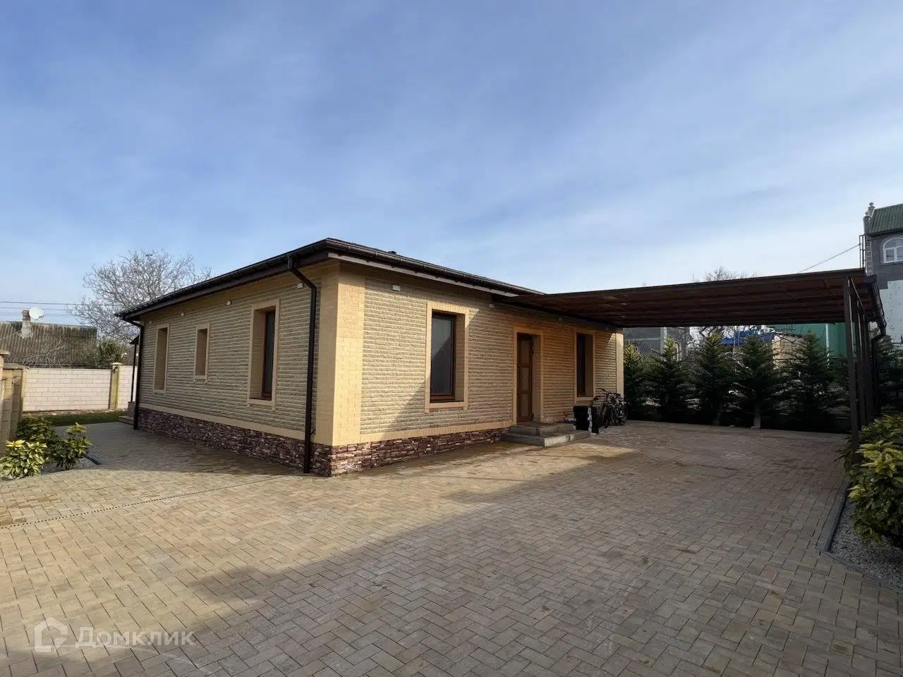 Проект дома «Мирный» компании Сапфир из материала SIP-панели площадью 78м² под ключ за 5765000₽ в Донецке | 1 этаж, 3 спальни, 2 санузла – Домклик