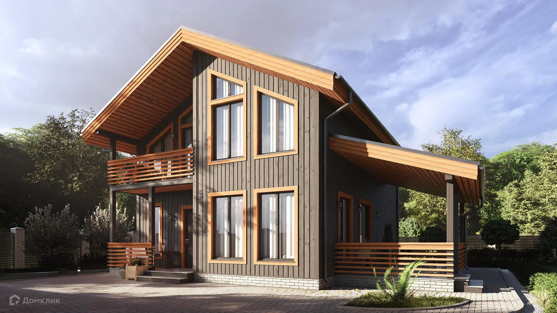 Проект дома «СВОЙ 214» компании СВОЙ из материала Каркасный дом площадью 148м² под ключ за 11289629₽ в Донецке | 2 этажа, 4 спальни, 2 санузла – Домклик