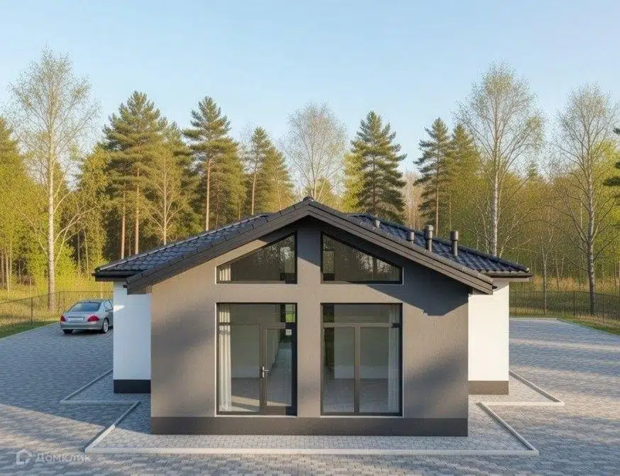 Проект дома «СФ 78» компании ООО «НОВОПАШИН» из материала Газобетонные блоки площадью 78м² под ключ за 6350500₽ в Донецке | 1 этаж, 3 спальни, 2 санузла – Домклик