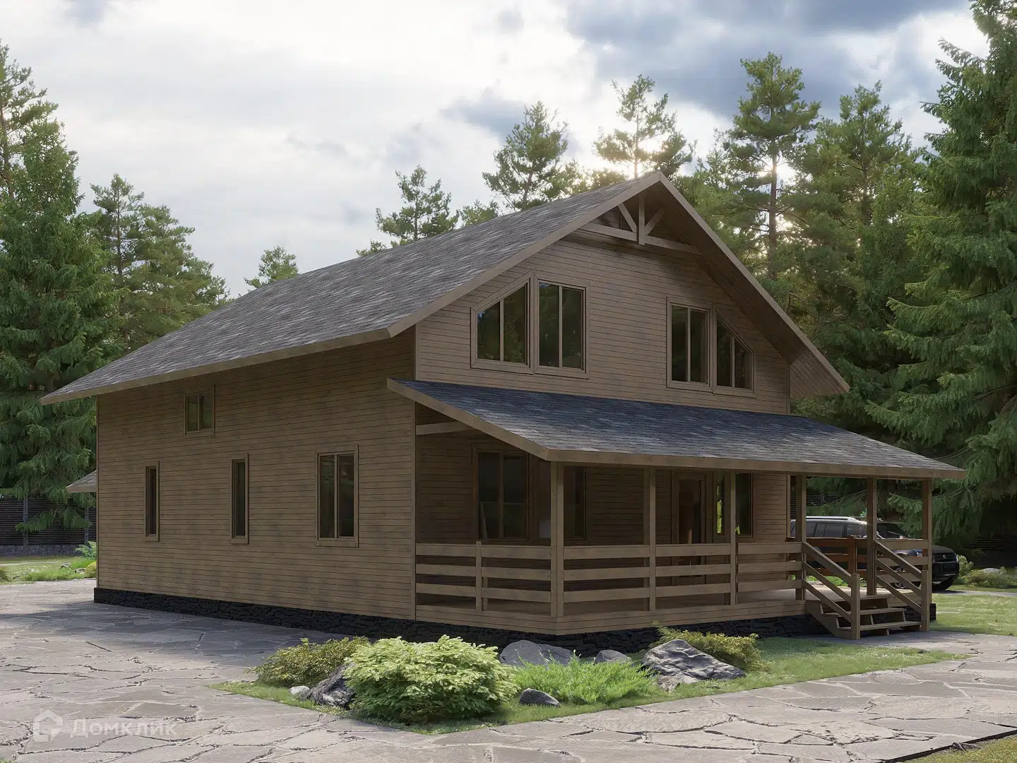 Проект дома «Норд - 7 КП-200 11,5х9 м (Заходи и Живи) К» компании Теремъ из материала Каркасный дом площадью 203.32м² под ключ за 14719520₽ в Донецке | 2 этажа, 5 спален, 3 санузла – Домклик