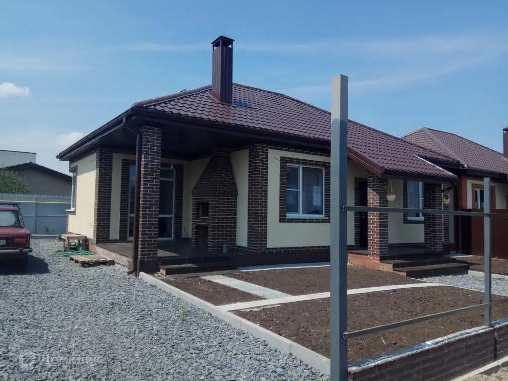 Проект дома «Дом В3к - 90м» компании ИП Бурым Геннадий Владимирович из материала Кирпич площадью 90м² под ключ за 5200000₽ в Донецке | 1 этаж, 3 спальни, 1 санузел – Домклик