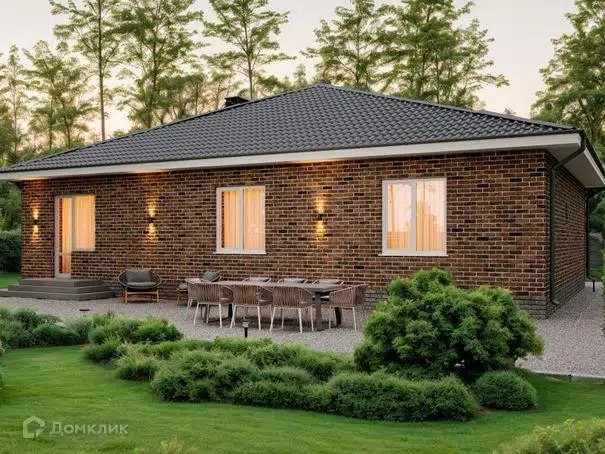 Проект дома «Одноэтажный дом ОБТК131» компании СК Новый Дом из материала Газосиликатные блоки площадью 131м² под ключ за 10400000₽ в Луганске | 1 этаж, 3 спальни, 2 санузла – Домклик