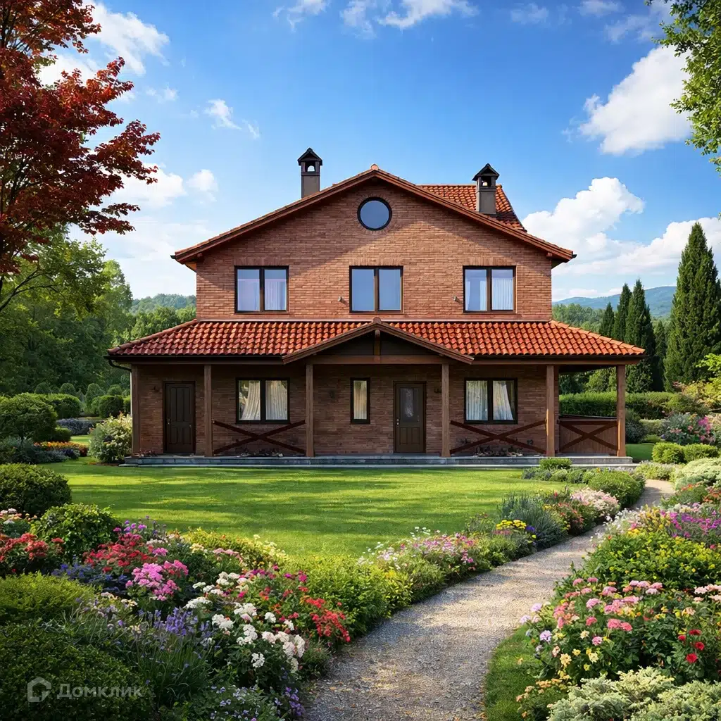 Проект дома «Семейный оазис» компании Крепость 28 из материала Кирпич площадью 216.6м² под ключ за 16000000₽ в Донецке | 2 этажа, 4 спальни, 4 санузла – Домклик