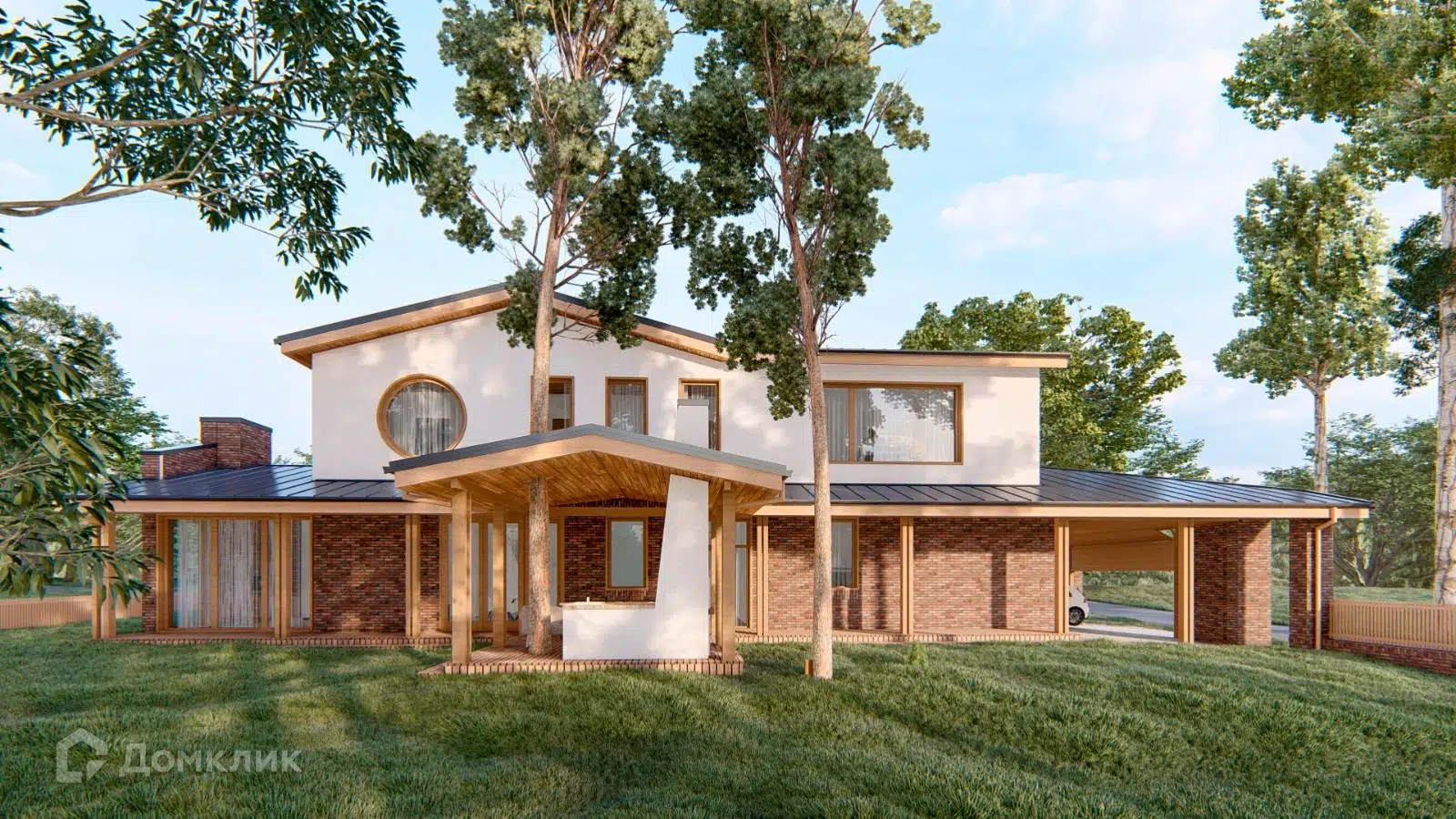 Проект дома «СОКОЛОВ А442» компании ДТМ СТРОЙ из материала Газобетонные блоки площадью 442м² под ключ за 26520000₽ в Донецке | 2 этажа, 5 спален, 3 санузла – Домклик