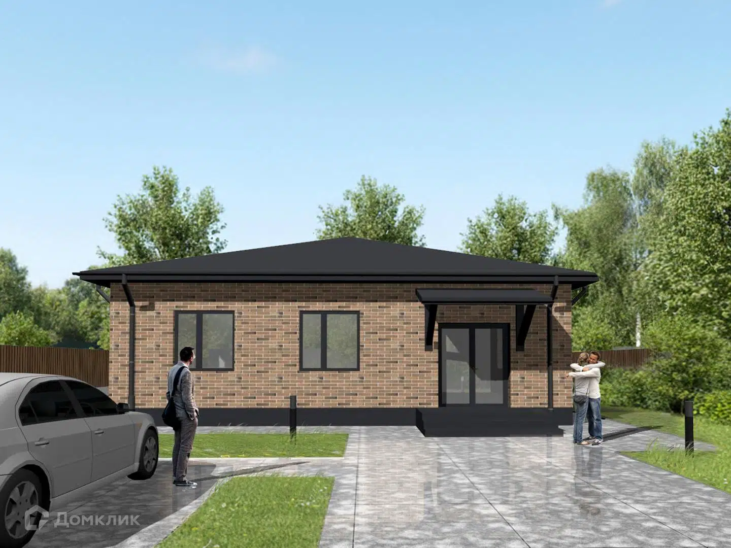 Проект дома «ТЕС-225» компании Индивидуальный предприниматель Колтаков Евгений Викторович из материала Газобетонные блоки площадью 139м² под ключ за 7000000₽ в Донецке | 1 этаж, 4 спальни, 2 санузла – Домклик