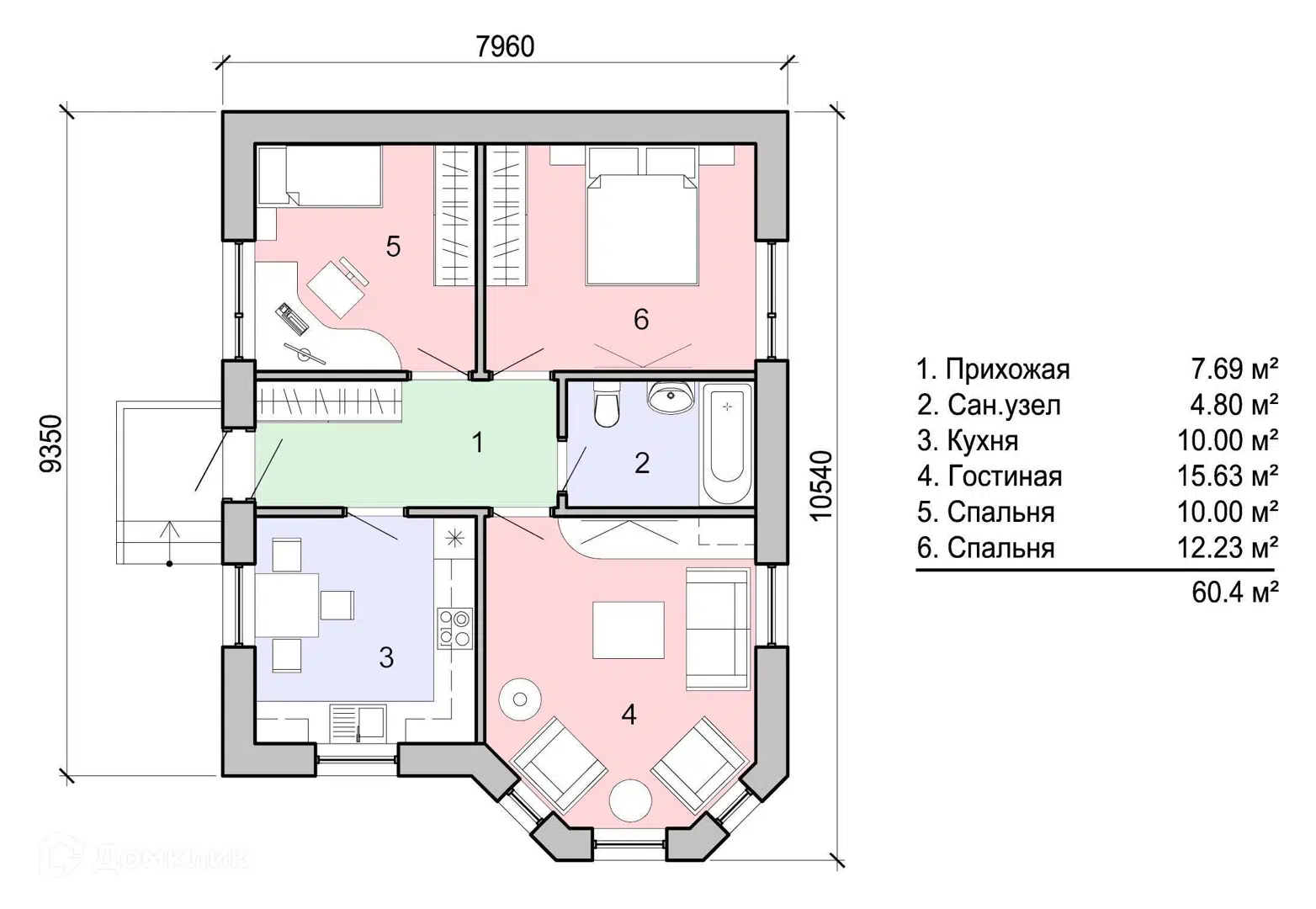 Планировка 1 этаж этажа