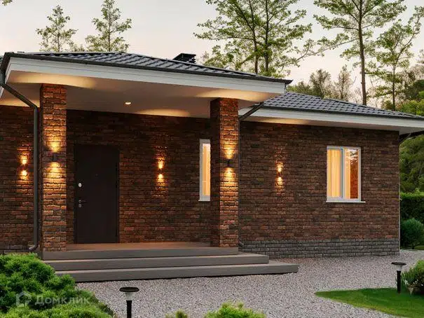 Проект дома «Одноэтажный дом ОБТК115» компании СК Новый Дом из материала Газосиликатные блоки площадью 115м² под ключ за 8600000₽ в Луганске | 1 этаж, 3 спальни, 2 санузла – Домклик