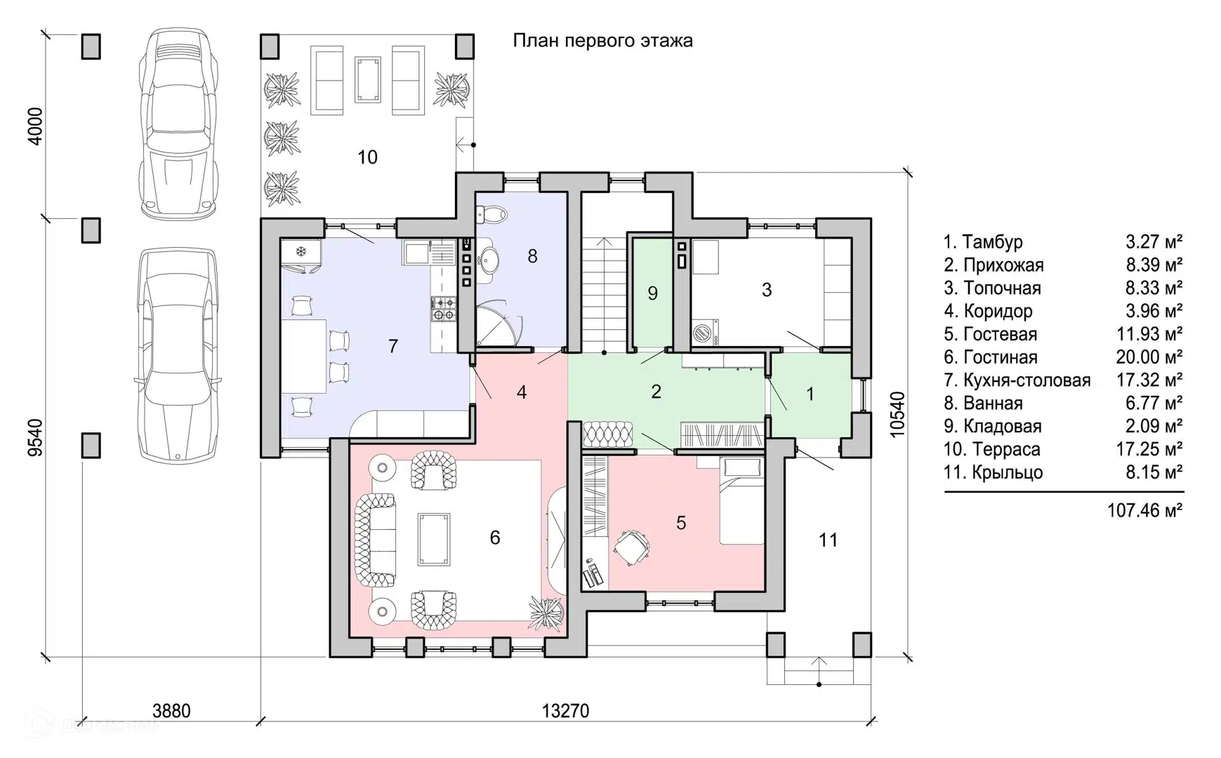 Планировка 1 этаж этажа
