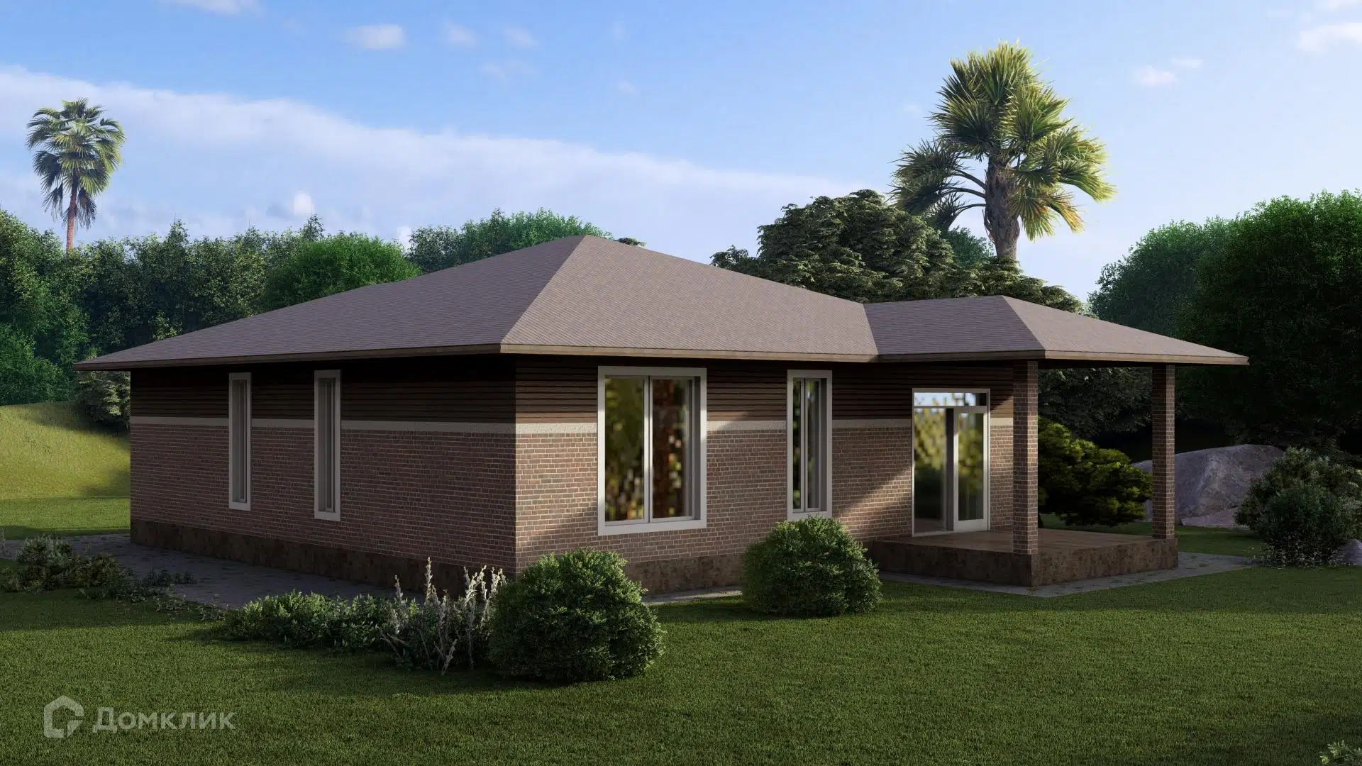 Проект дома «Феникс» компании ИП Ветринская Елена Александровна из материала Газобетонные блоки площадью 149м² под ключ за 6777343₽ в Донецке | 1 этаж, 3 спальни, 2 санузла – Домклик