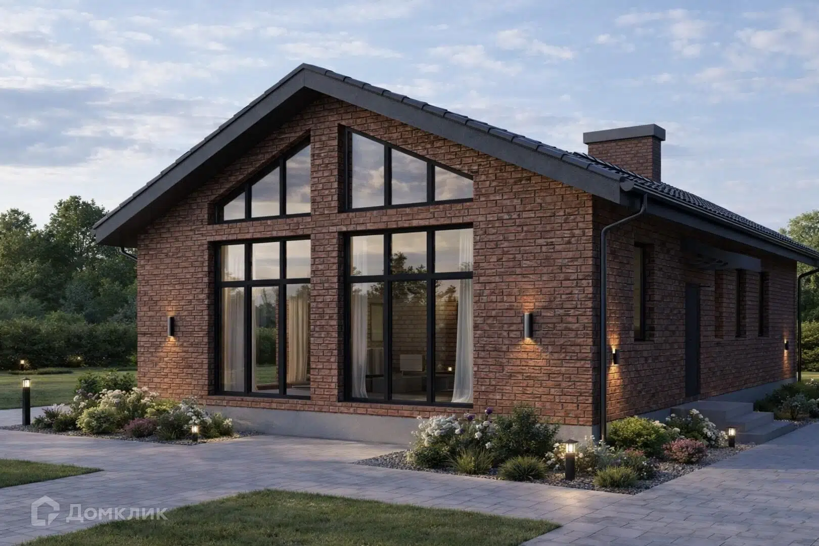 Проект дома «К61-131.27-1» компании СК ЮгСтройГарантия из материала Газобетонные блоки площадью 131.3м² под ключ за 8700000₽ в Донецке | 1 этаж, 3 спальни, 2 санузла – Домклик