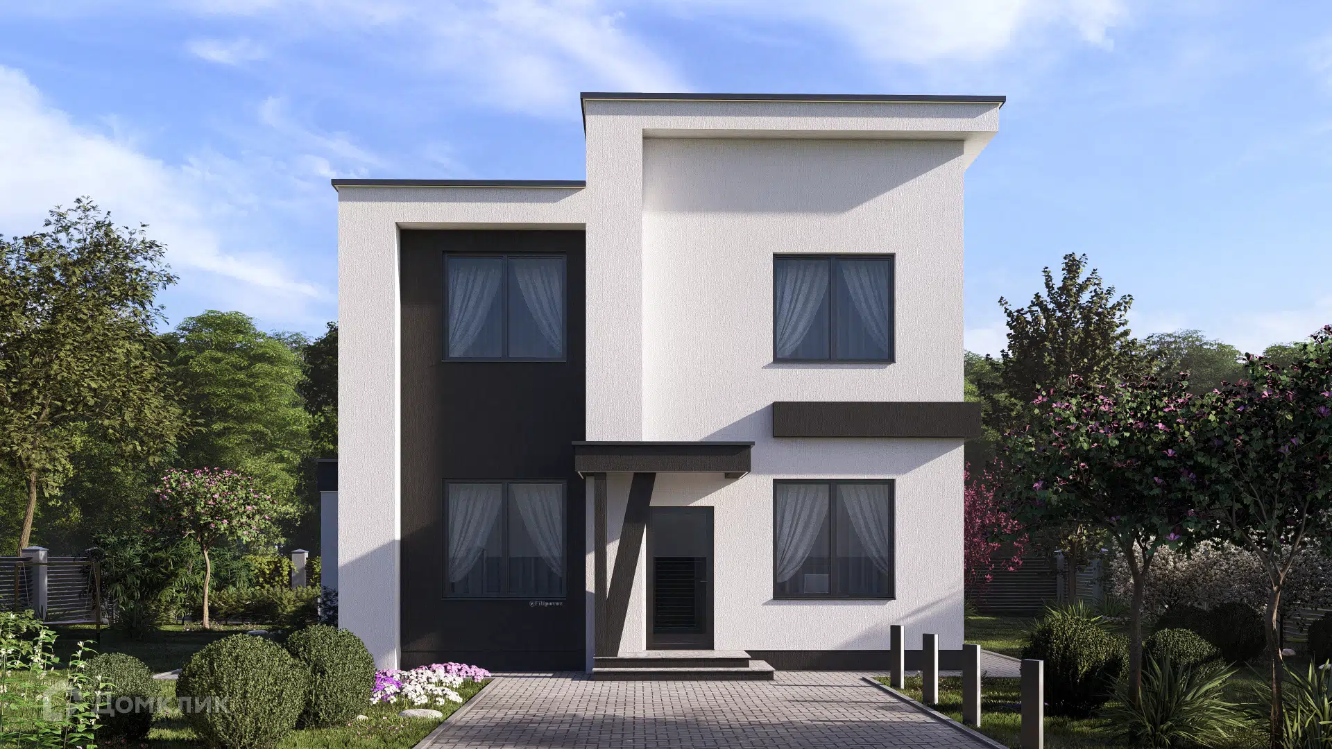 Проект дома «СВОЙ 277» компании СВОЙ из материала Газобетонные блоки площадью 104м² под ключ за 7626807₽ в Луганске | 2 этажа, 4 спальни, 2 санузла – Домклик