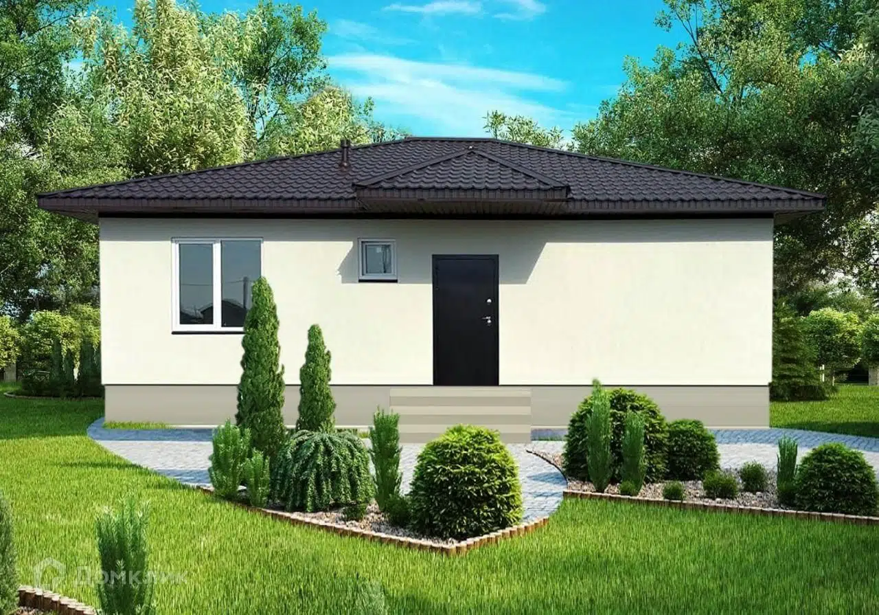 Проект дома «Родина 1» компании ИП Неустроева ОВ из материала Газобетонные блоки площадью 94м² под ключ за 5500000₽ в Донецке | 1 этаж, 3 спальни, 1 санузел – Домклик