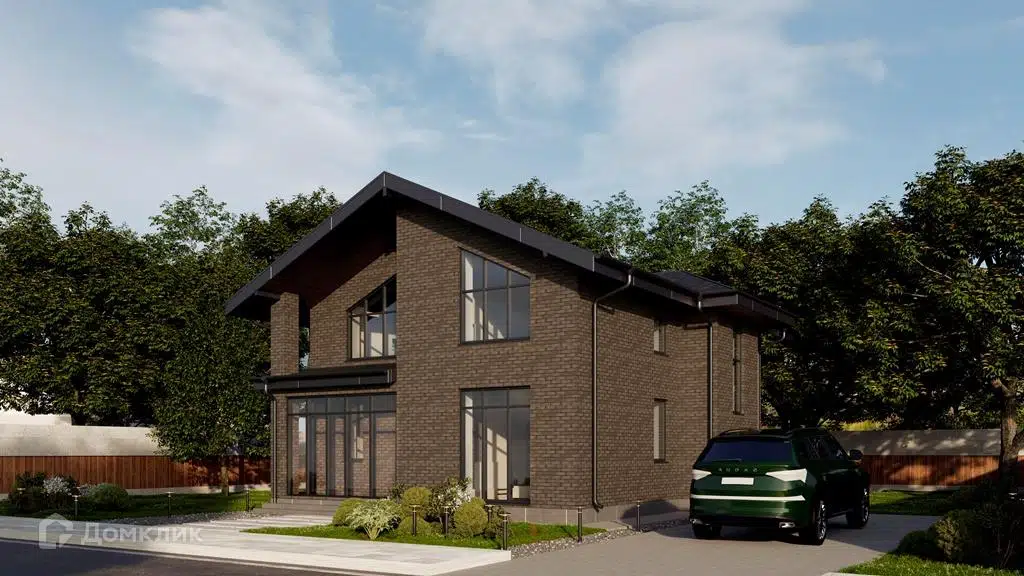 Проект дома «Дом в Чебоксарах на Лучезарной» компании SD STROY из материала Керамические блоки площадью 153м² под ключ за 12240000₽ в Донецке | 2 этажа, 4 спальни, 2 санузла – Домклик
