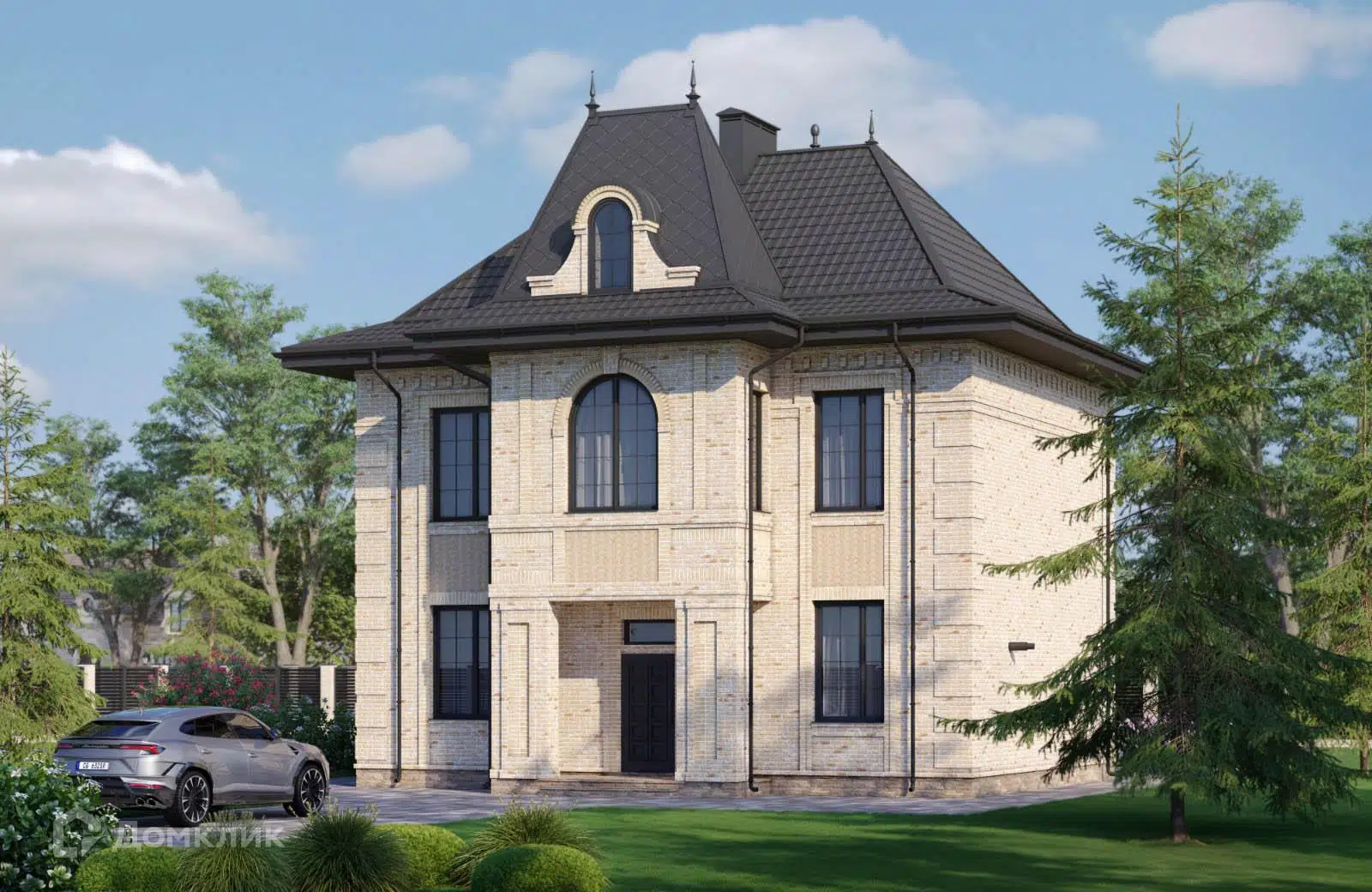 Проект дома «Проект И-112» компании Новация из материала Керамические блоки площадью 170м² под ключ за 9350000₽ в Донецке | 2 этажа, 6 спален, 2 санузла – Домклик