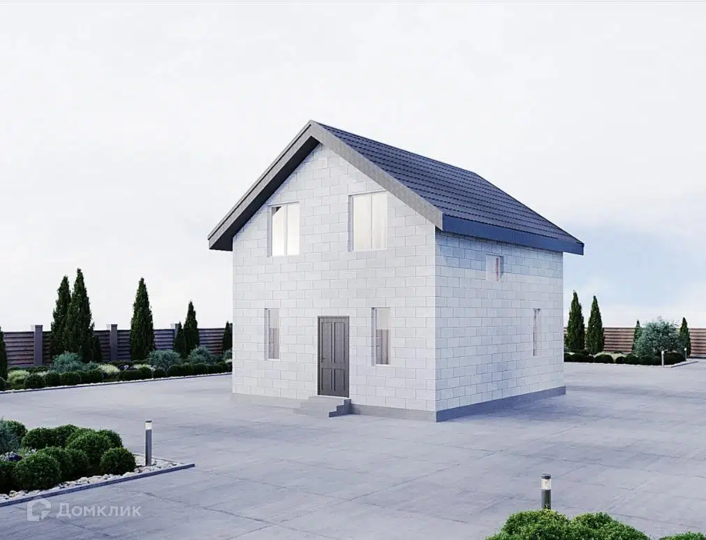 Проект дома «Мессир-ИД» компании Вигвам.ру из материала Газобетонные блоки площадью 81.3м² под ключ за 6064300₽ в Луганске | 2 этажа, 4 спальни, 2 санузла – Домклик