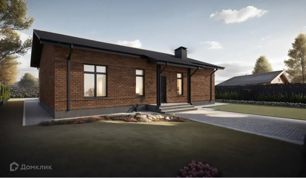 Проект дома «Дом 103 м2 с терассой 15 м2» компании ООО «СК ЭЛИТ ГРУПП» из материала Керамзитобетонные блоки площадью 103м² под ключ за 7304000₽ в Луганске | 1 этаж, 2 спальни, 2 санузла – Домклик