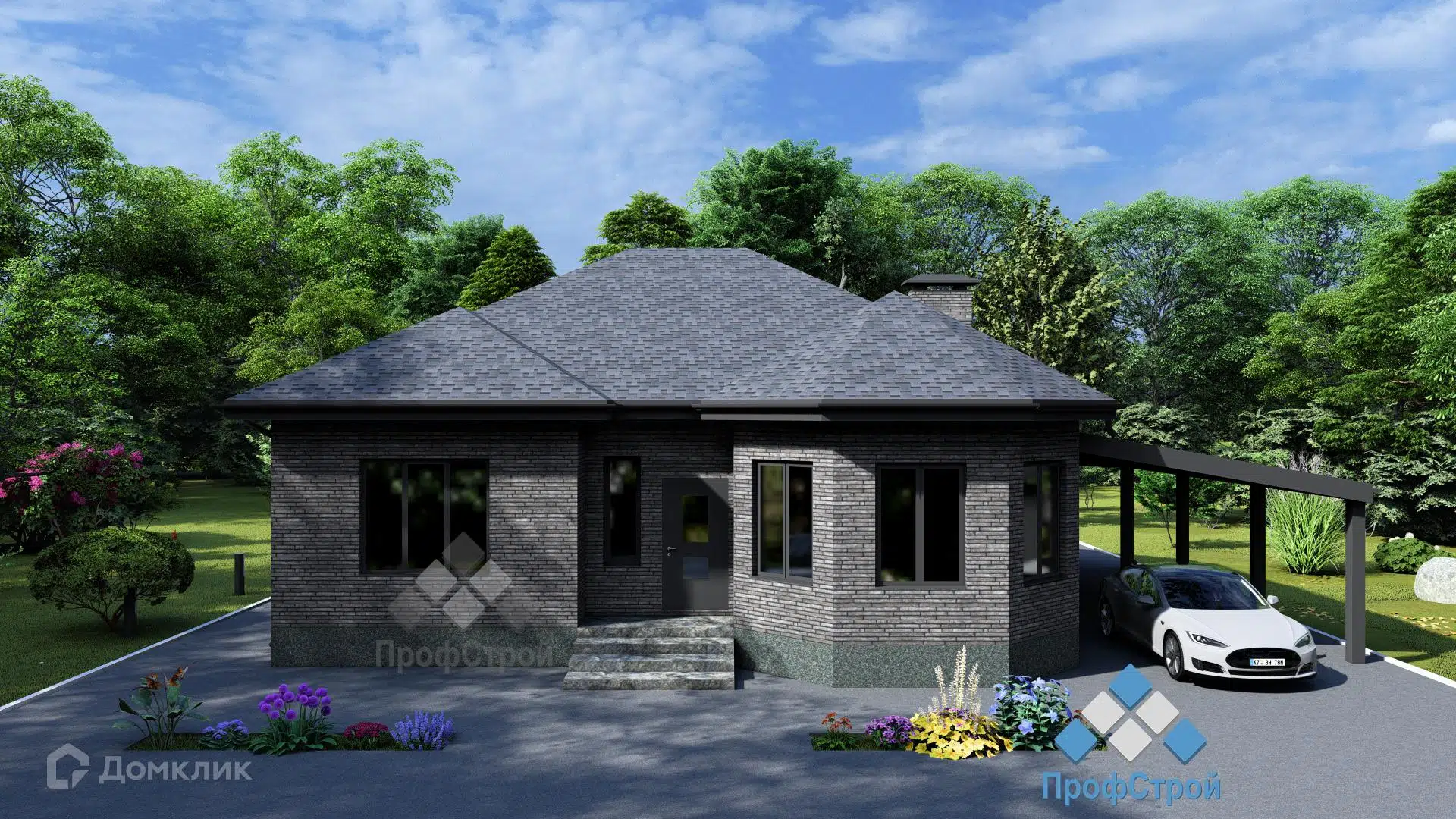 Проект дома «Звезда» компании ПрофСтрой из материала Газобетонные блоки площадью 115.05м² под ключ за 6300000₽ в Донецке | 1 этаж, 3 спальни, 1 санузел – Домклик