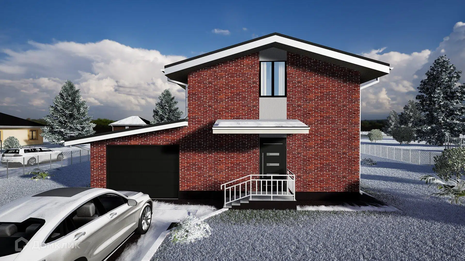 Проект дома «Удачный г1» компании «Наша Маша»(ИП Каткова А.В.) из материала Газобетонные блоки площадью 91.16м² под ключ за 5790000₽ в Донецке | 2 этажа, 2 спальни, 2 санузла – Домклик