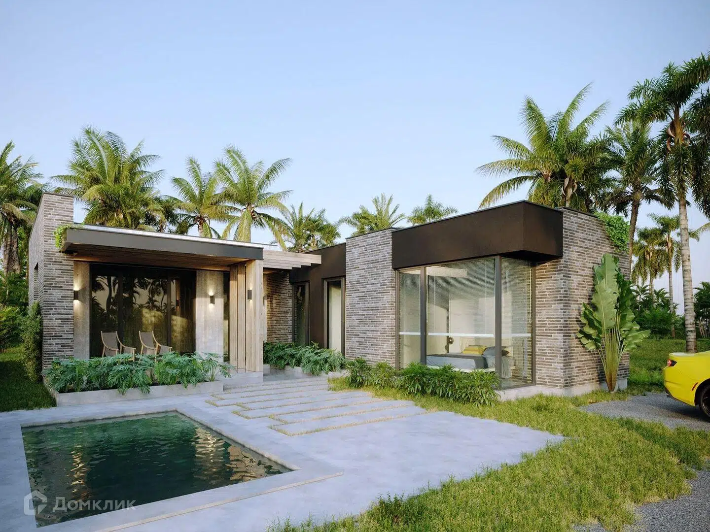 Проект дома «Козет Лайт» компании Hi-Techdom.ru из материала Керамические блоки площадью 110м² под ключ за 4990000₽ в Донецке | 1 этаж, 3 спальни, 2 санузла – Домклик