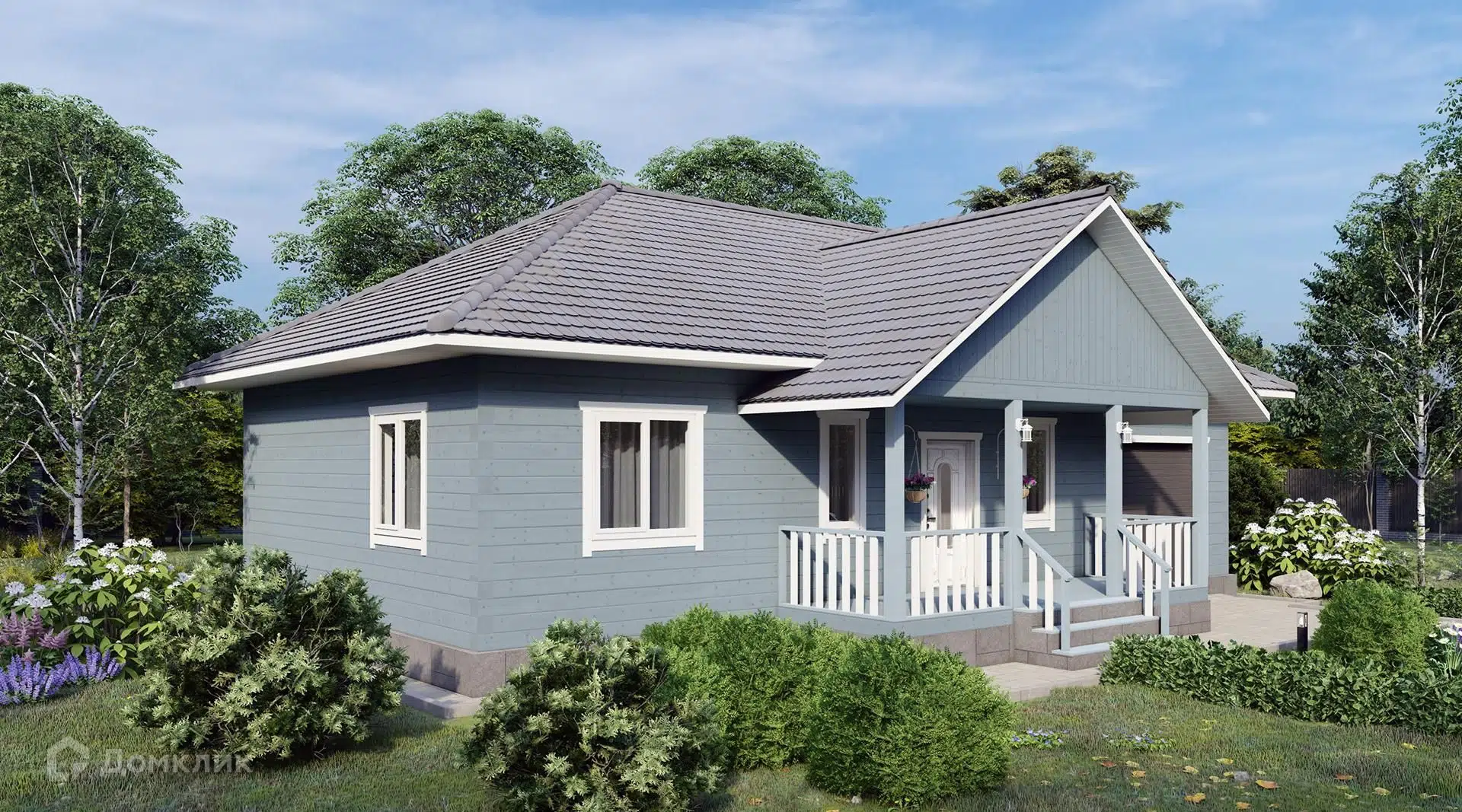 Проект дома «БР-90-36» компании СПК «ЭталонСтрой» из материала Брус естественной влажности площадью 125.1м² под ключ за 5200000₽ в Луганске | 1 этаж, 3 спальни, 1 санузел – Домклик