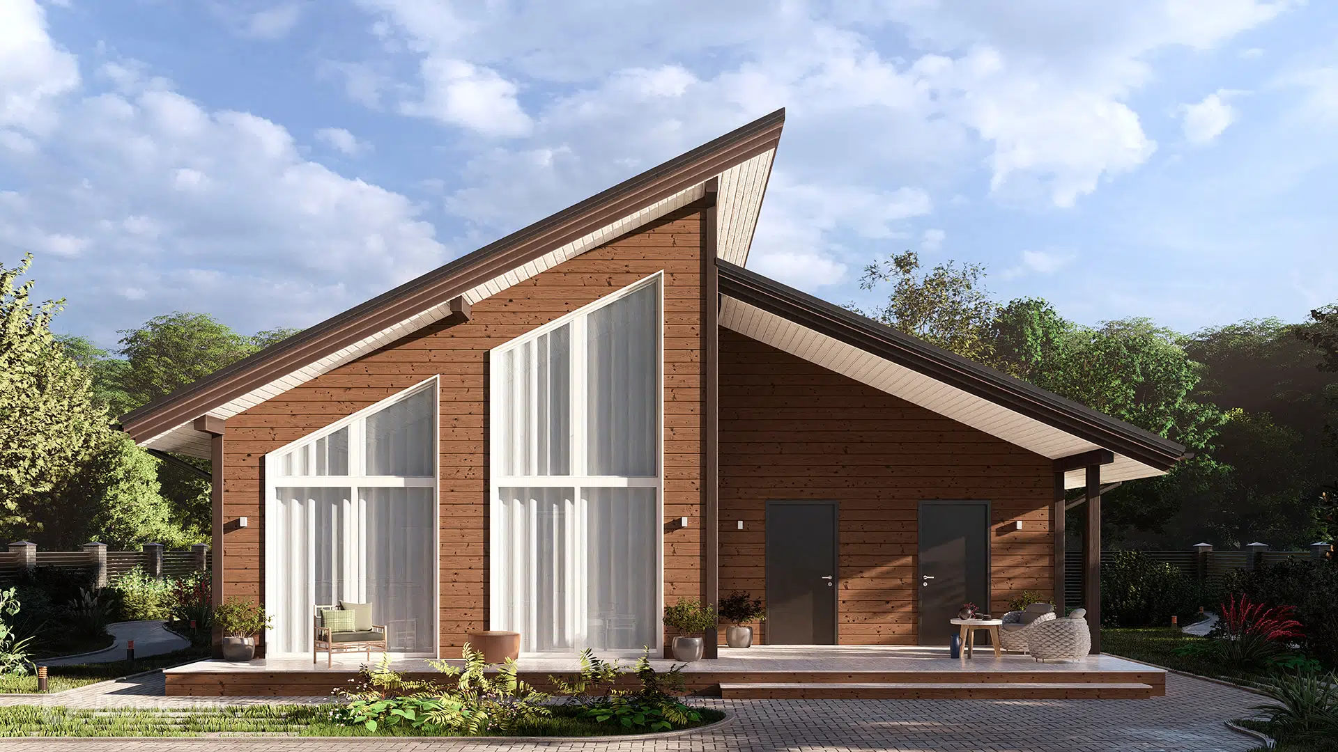 Проект дома «СВОЙ 134» компании СВОЙ из материала Каркасный дом площадью 115м² под ключ за 7985297₽ в Луганске | 1 этаж, 3 спальни, 1 санузел – Домклик