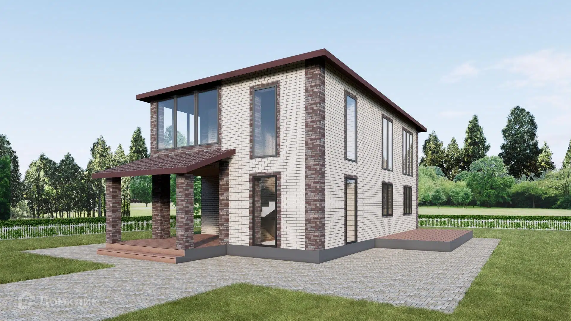 Проект дома «Дом 2-эт 144 м2» компании СК «СтройЭкоГарант» из материала Газосиликатные блоки площадью 144м² под ключ за 9072000₽ в Луганске | 2 этажа, 4 спальни, 3 санузла – Домклик