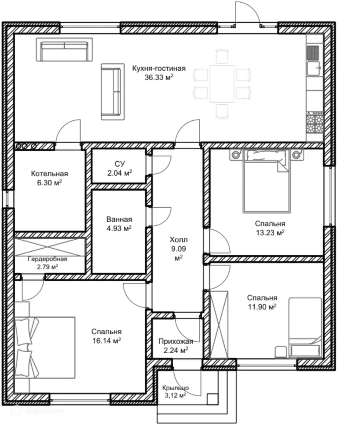 Планировка 1 этаж этажа
