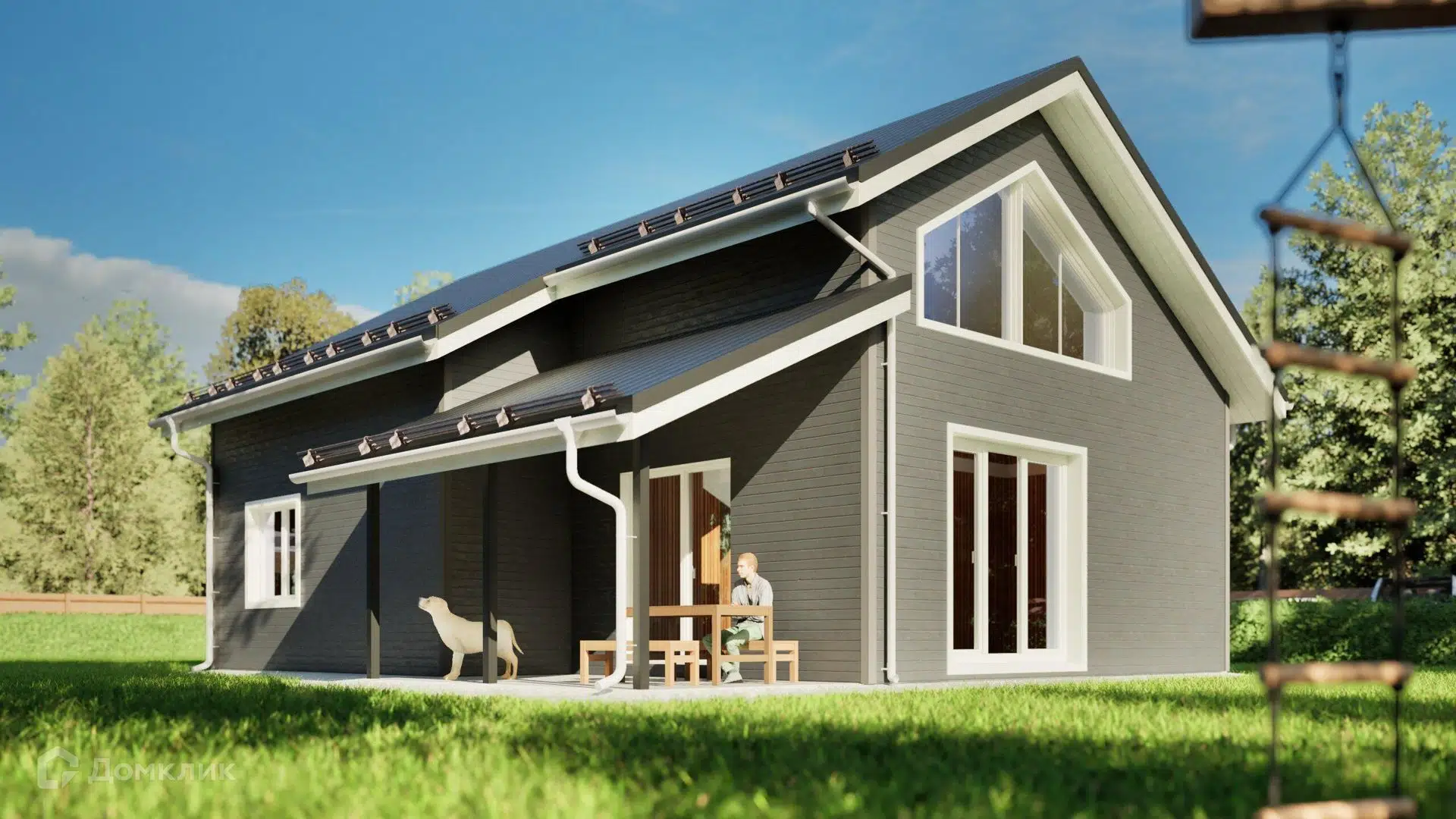 Проект дома «Земляничка 124» компании Красивые Дома Приморья из материала Газобетонные блоки площадью 137м² под ключ за 8530000₽ в Донецке | 2 этажа, 3 спальни, 2 санузла – Домклик