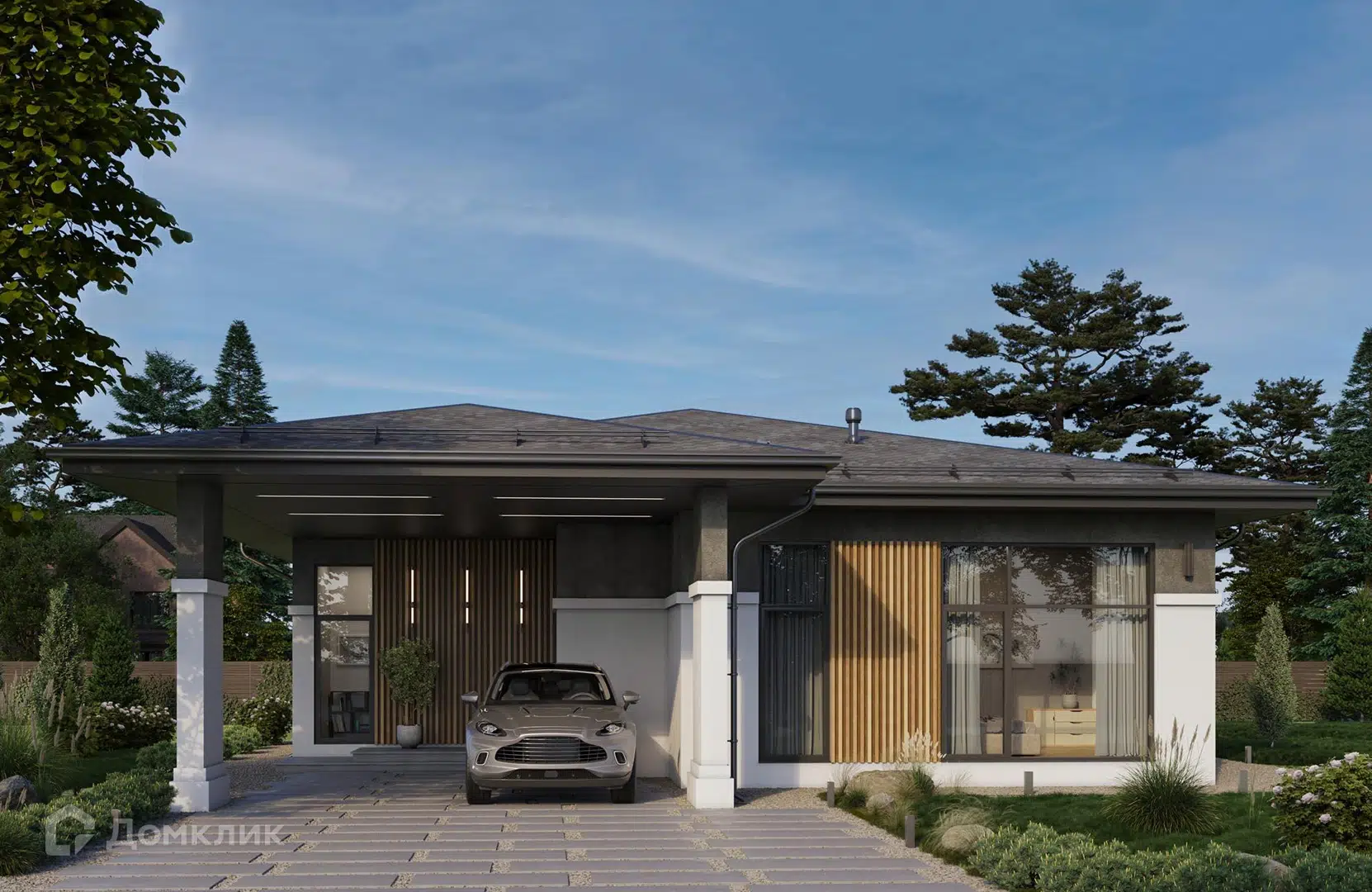 Проект дома «Проект №430» компании Новация из материала Газобетонные блоки площадью 169м² под ключ за 9900000₽ в Донецке | 1 этаж, 4 спальни, 2 санузла – Домклик