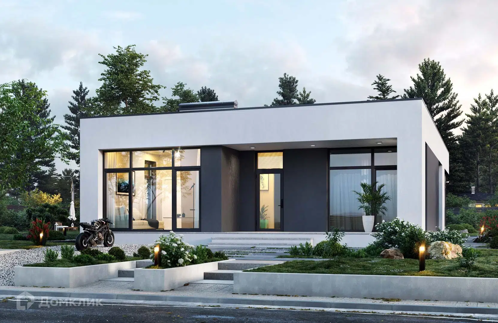 Проект дома «Проект 341-NOVA» компании Новация из материала Газобетонные блоки площадью 130м² под ключ за 7824000₽ в Донецке | 1 этаж, 3 спальни, 1 санузел – Домклик